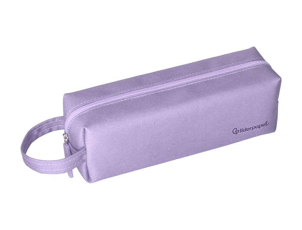Estojo escolar liderpapel classic retangular com asa 210x70 mm lilas ( Imagem 5 de 9 ) - Preview
