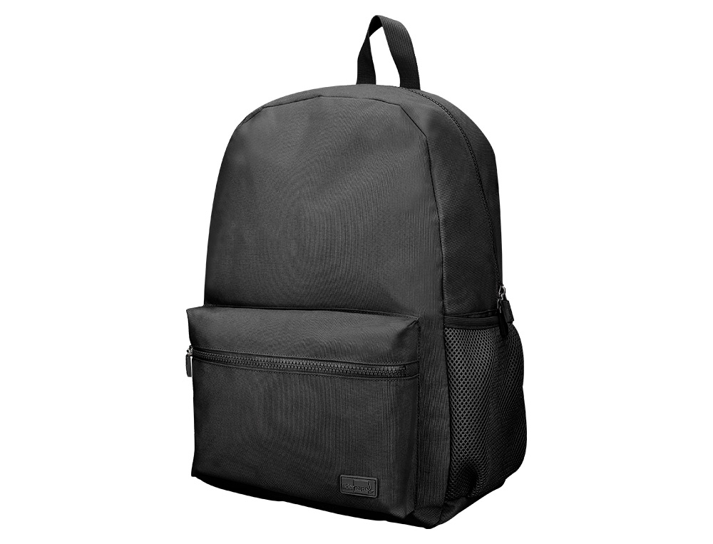 Mochila escolar liderpapel bolso lateral cor preto 400x125x300 mm ( Imagem 3 de 10 ) - Preview