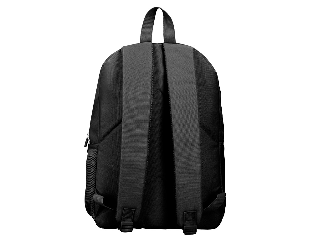 Mochila escolar liderpapel bolso lateral cor preto 400x125x300 mm ( Imagem 4 de 10 ) - Preview