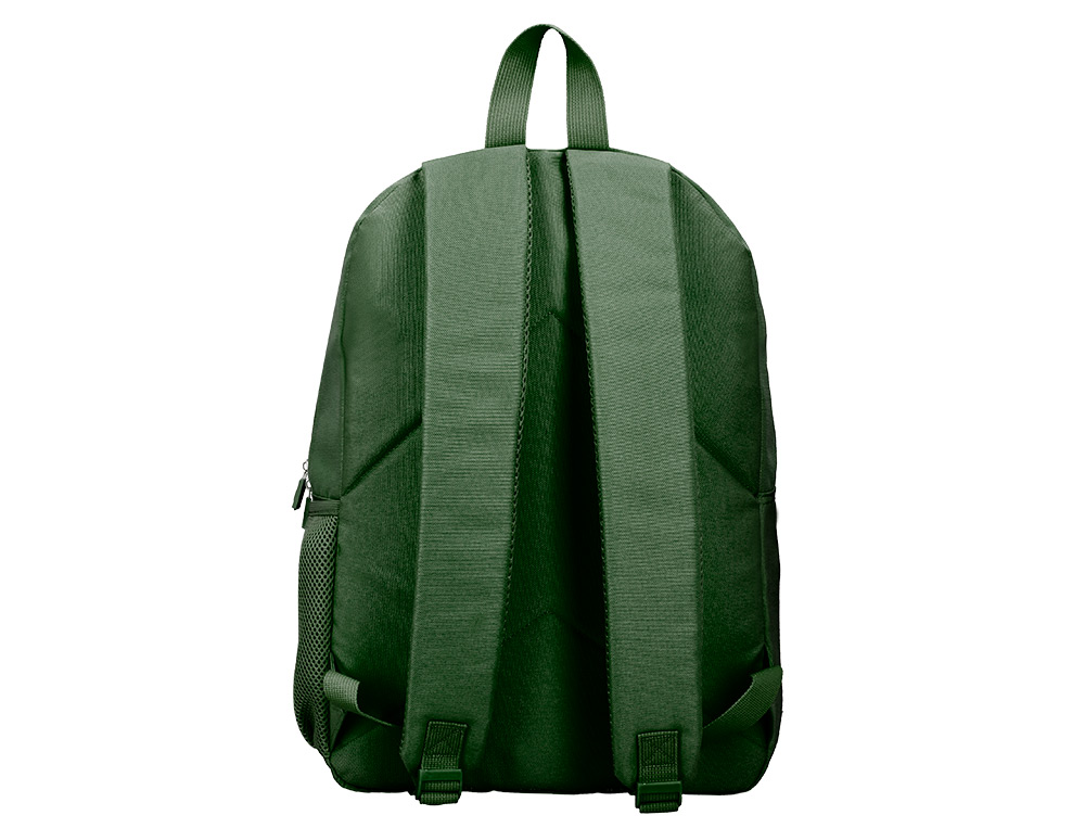 Mochila escolar liderpapel bolso lateral cor verde 400x125x300 mm ( Imagem 4 de 10 ) - Preview
