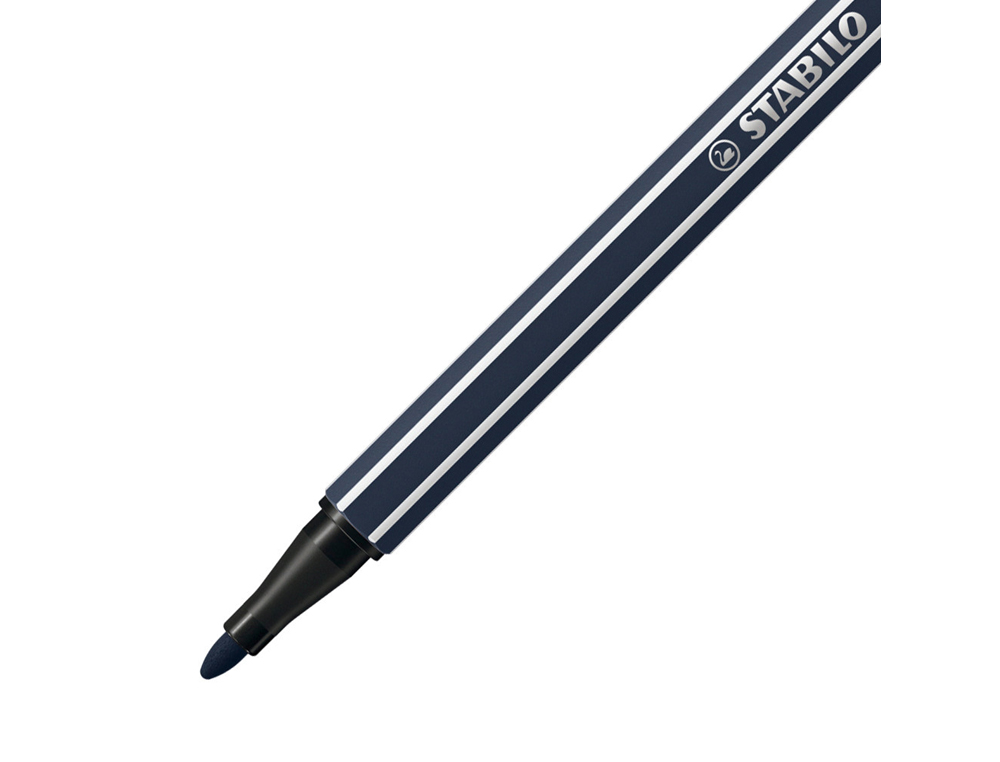Marcador Stabilo Aguarelável Pen 68 Cinza Paynes 1 mm (10 Unidades) ( Imagem 2 de 6 ) - Preview