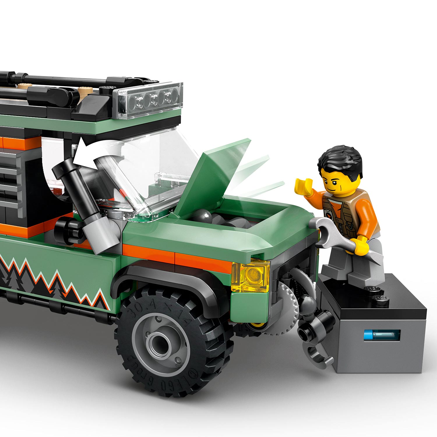 Lego City Carrinha De Montanha 4X4 Todo O Terreno 60447 ( Imagem 3 de 4 ) - Preview