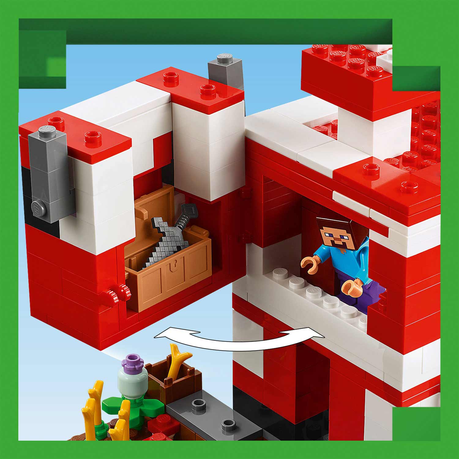 Lego Minecraft A Casa Mooshroom 21270 ( Imagem 4 de 4 ) - Preview