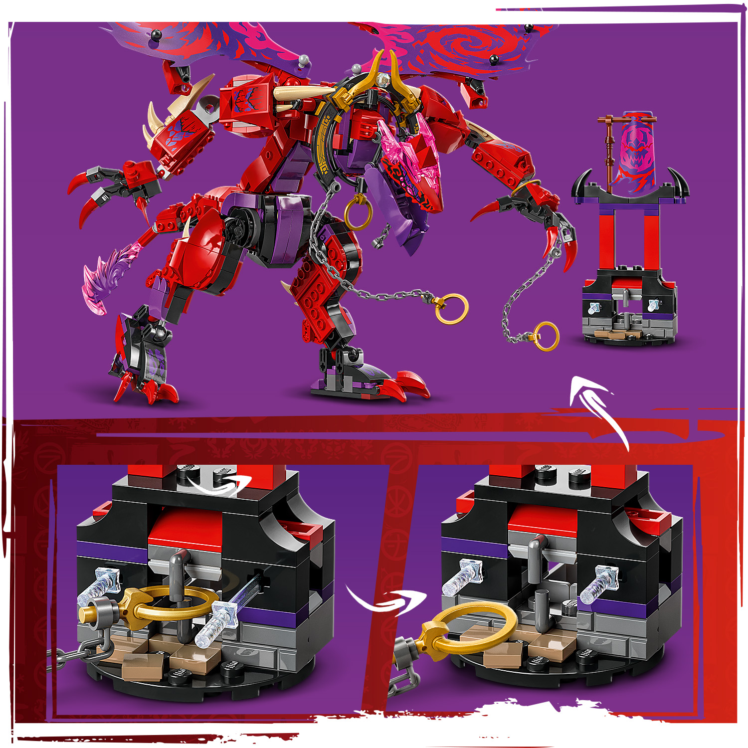 Lego Ninjago Presa Do Trovao - Dragao Do Caos 71832 ( Imagem 3 de 4 ) - Preview