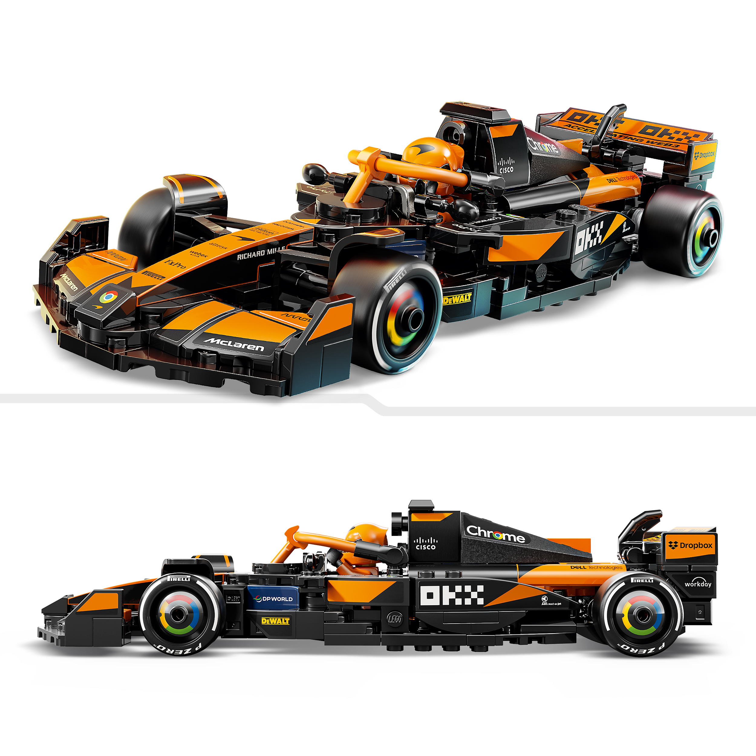 Lego Speed Champions Carro De Corrida Mc Laren F1 Team Mcl38 77251 ( Imagem 3 de 4 ) - Preview