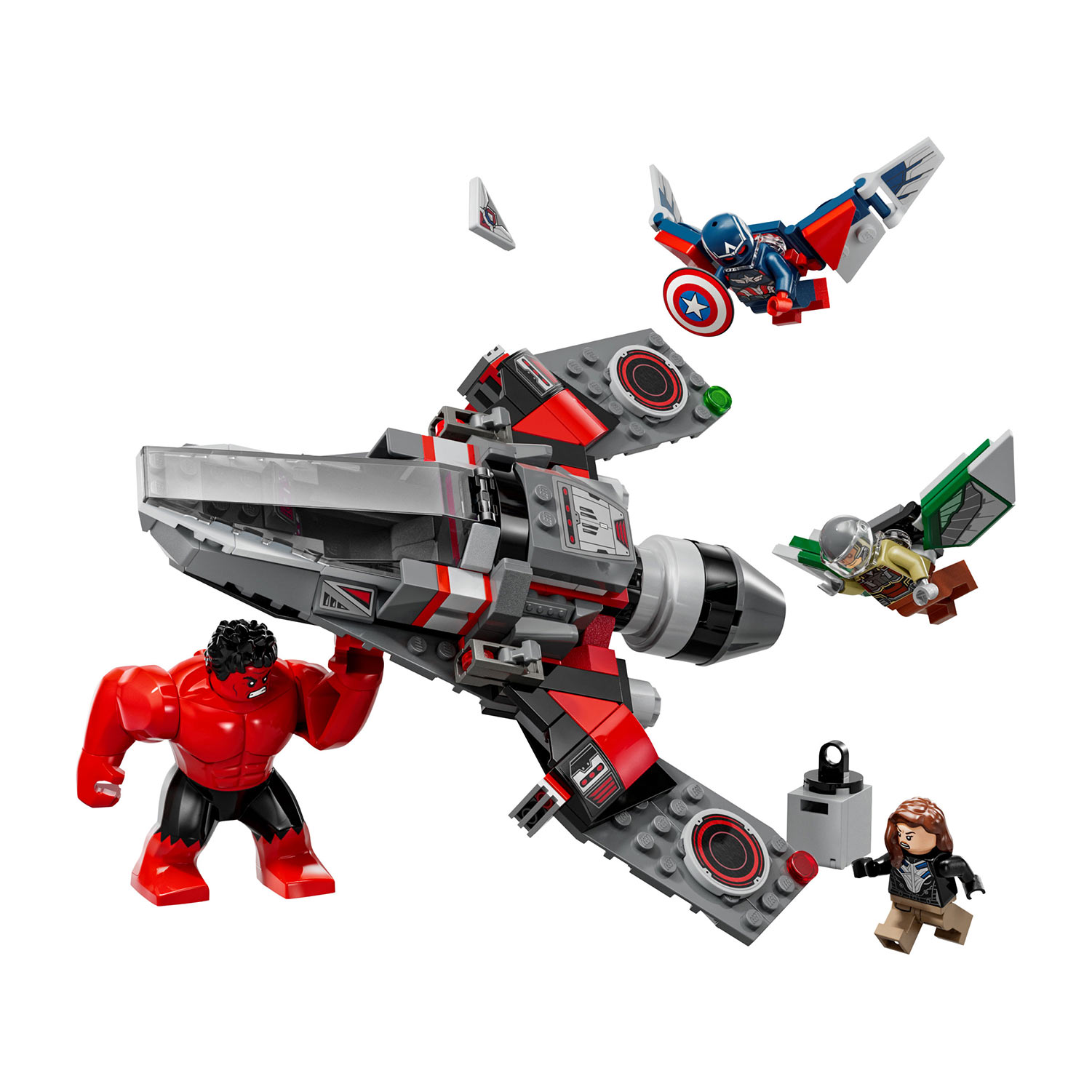 Lego Marvel Capitão America Contra Red Hulk 76292 ( Imagem 2 de 4 ) - Preview