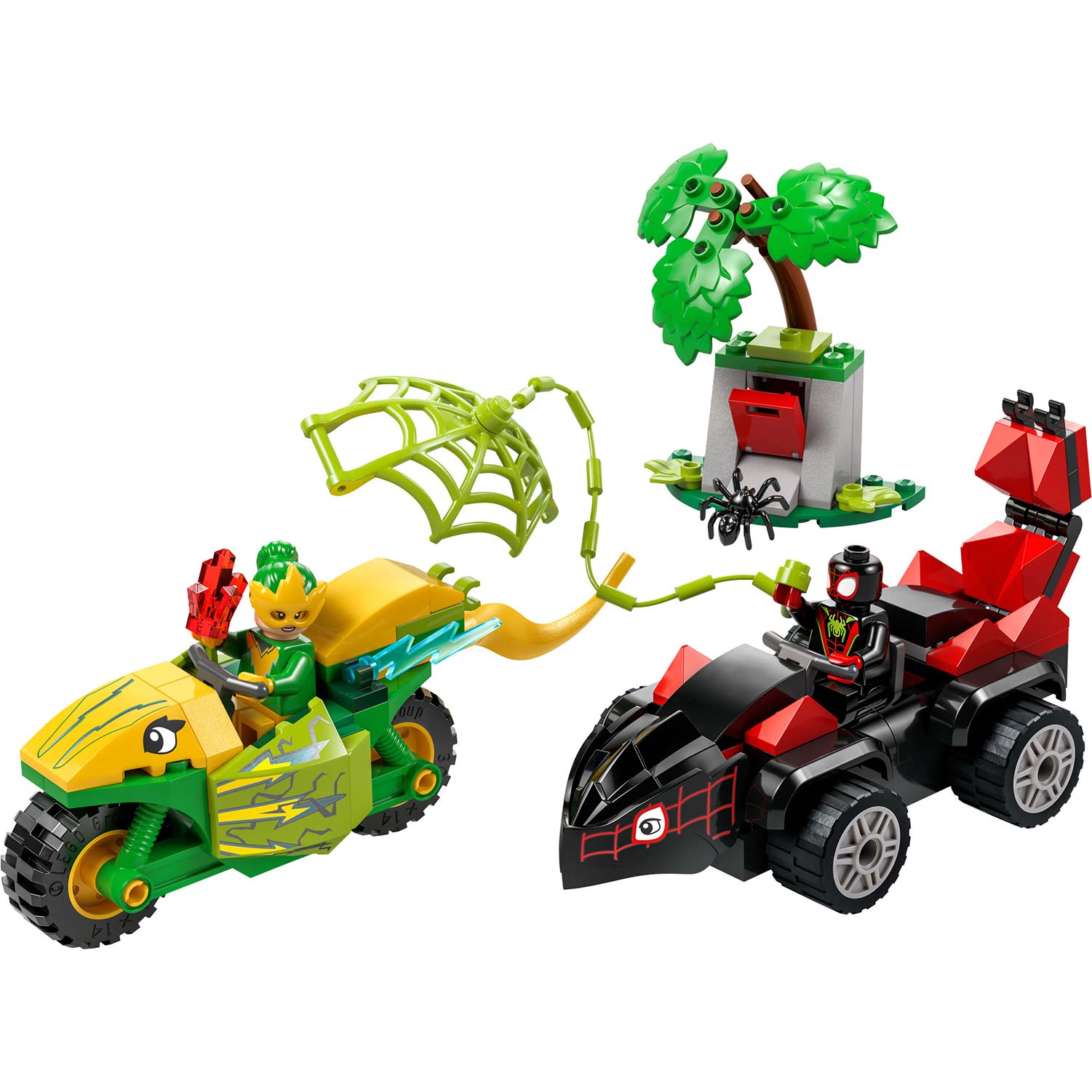 Lego Marvel Spin E Electro - Perseguicao Em Veículos Dinossauros 11198 ( Imagem 2 de 4 ) - Preview
