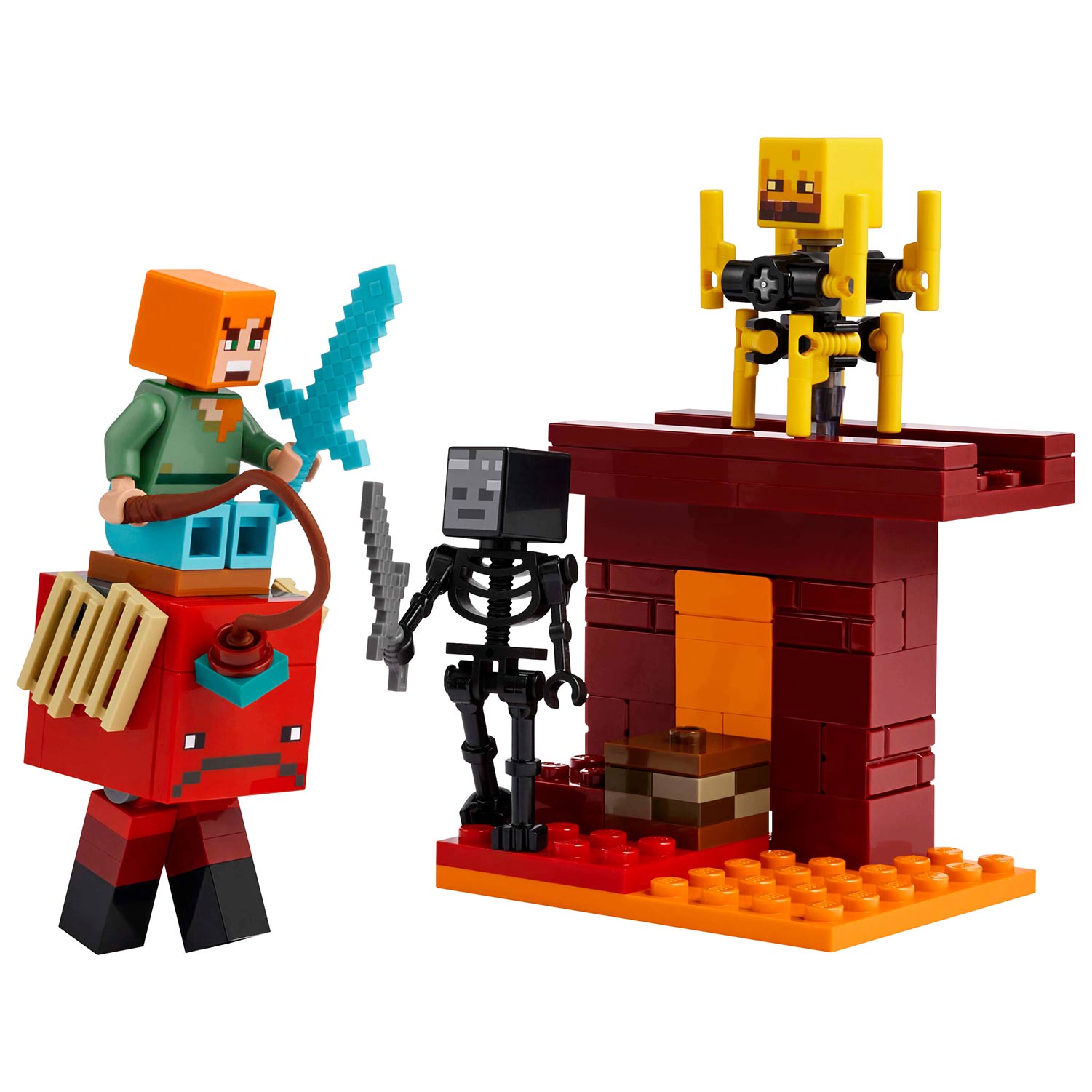 Lego Minecraft A Batalha Da Lava Do Nether 21266 ( Imagem 2 de 4 ) - Preview