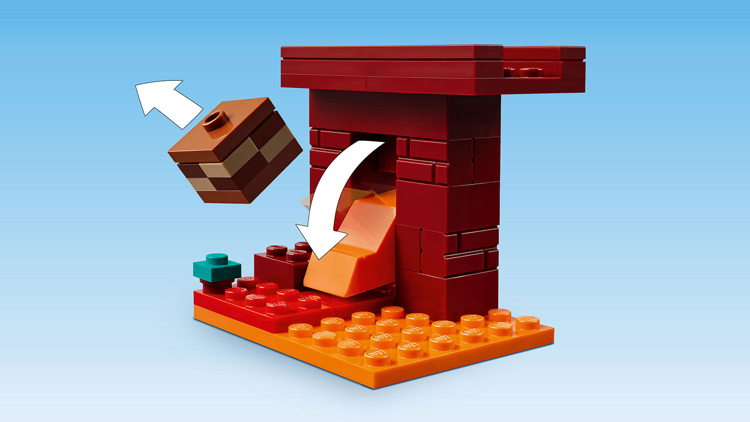 Lego Minecraft A Batalha Da Lava Do Nether 21266 ( Imagem 3 de 4 ) - Preview