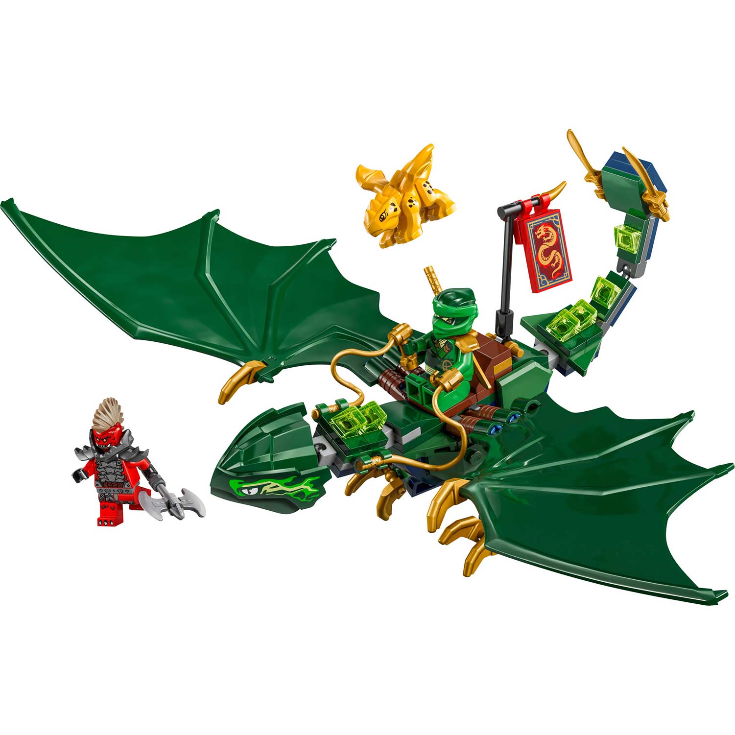 Lego Ninjago Dragao Da Floresta Verde Do Lloyd 71829 ( Imagem 2 de 4 ) - Preview