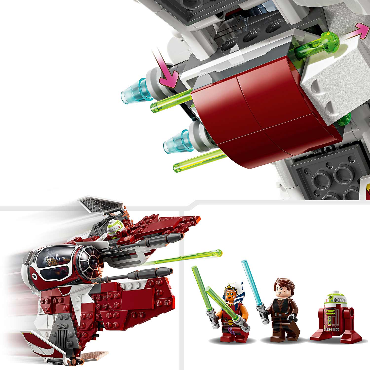 Lego Star Wars Intercetor Jedi Da Ahsoka 75401 ( Imagem 2 de 4 ) - Preview
