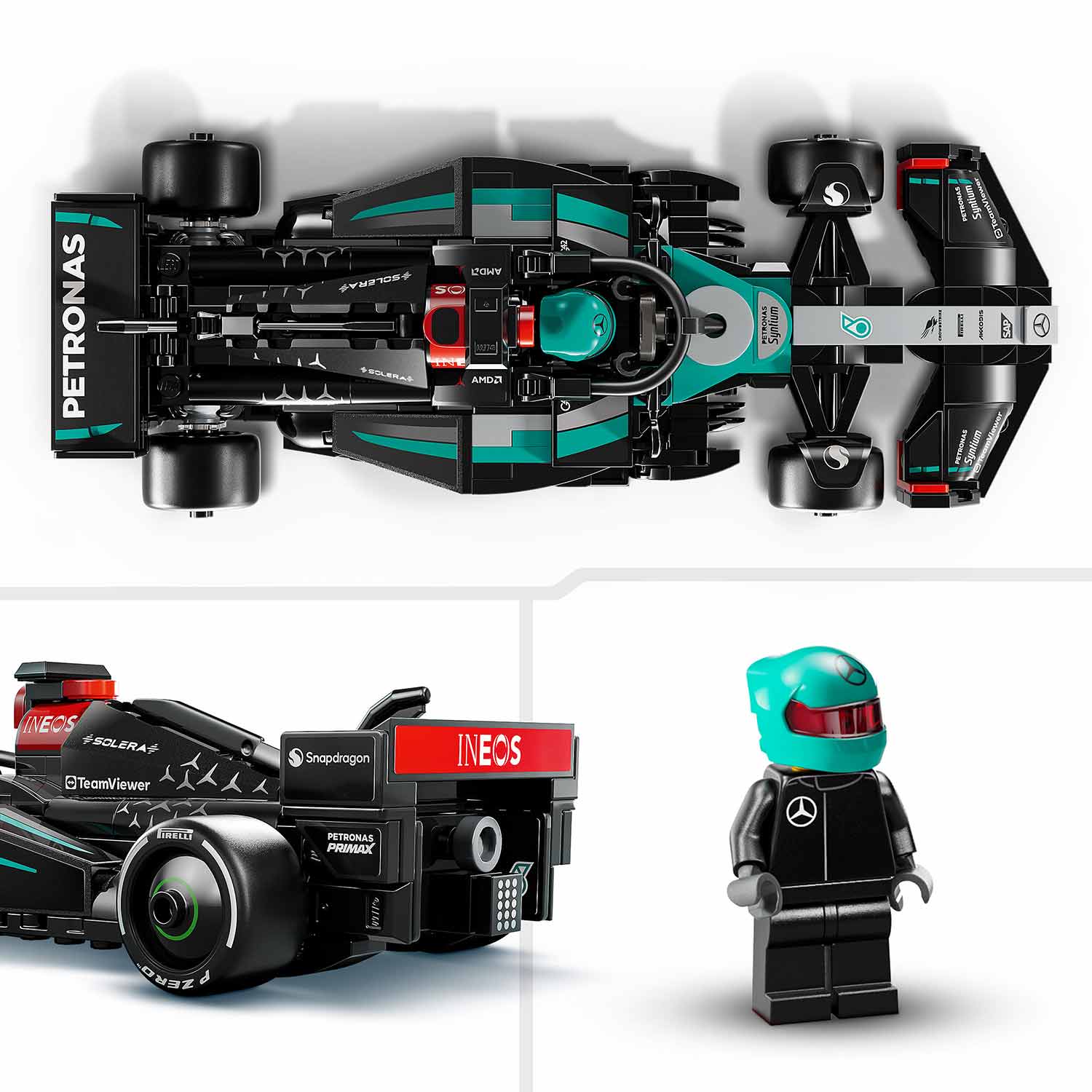 Lego Speed Champions Carro De Corrida Mercedes-Amg F1 W15 77244 ( Imagem 3 de 4 ) - Preview