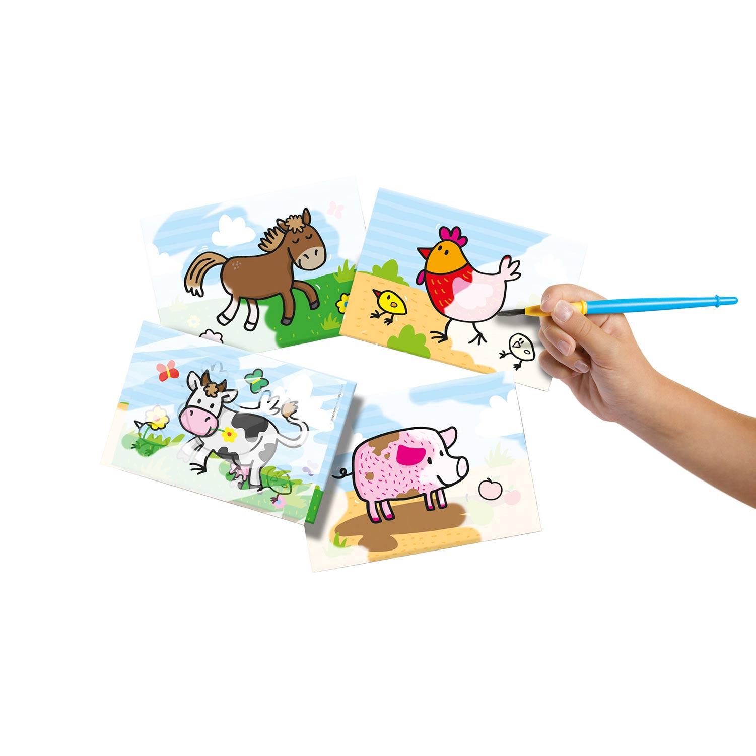 Pintar Com Água - Animais Da Quinta Ses My First 14455 ( Imagem 2 de 4 ) - Preview