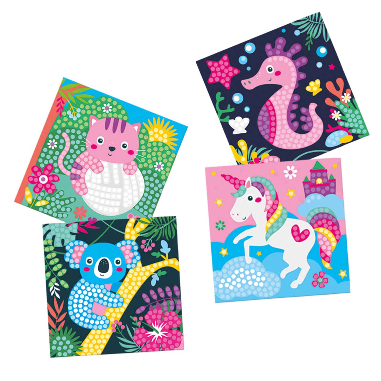 Pintar Com Diamantes Animais Felizes Ses Hobby 14701 ( Imagem 4 de 4 ) - Preview