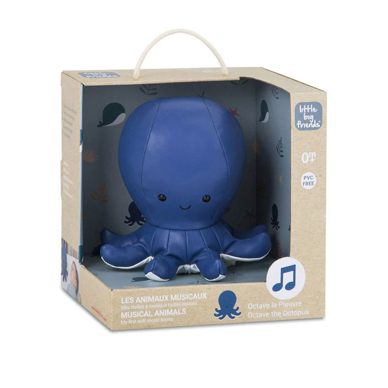 Peluche Musical Little Big Friends Otavio O Polvo 20Cm 302542 ( Imagem 4 de 4 ) - Preview