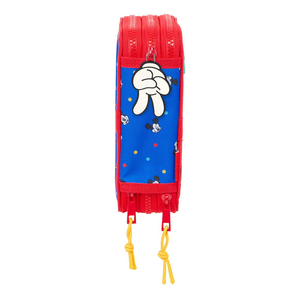Estojo Escolar Disney Mickey Mouse Good Day 2025 Triplo Com Carga 412514857 ( Imagem 3 de 4 ) - Preview