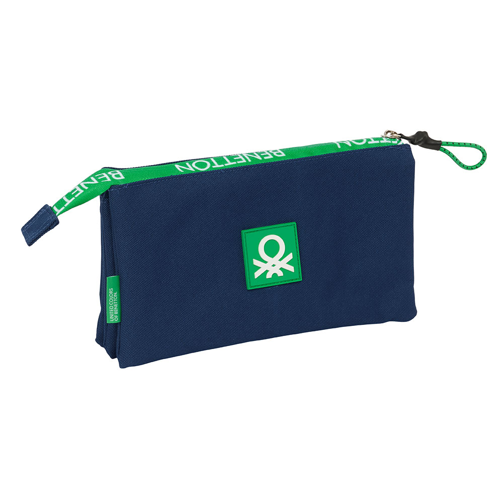 Estojo Escolar Benetton Green 2025 Triplo 842513744 ( Imagem 2 de 3 ) - Preview
