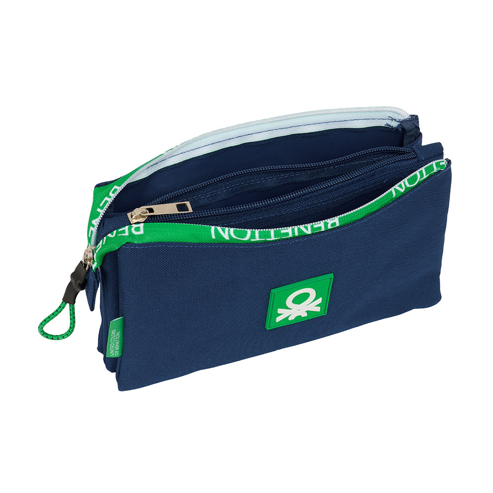 Estojo Escolar Benetton Green 2025 Triplo 842513744 ( Imagem 3 de 3 ) - Preview