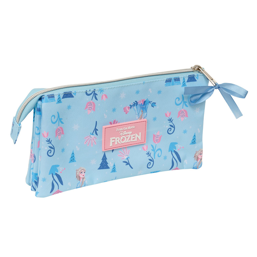 Estojo Escolar Disney Frozen Ice Magic 2025 Triplo 812573744 ( Imagem 2 de 3 ) - Preview