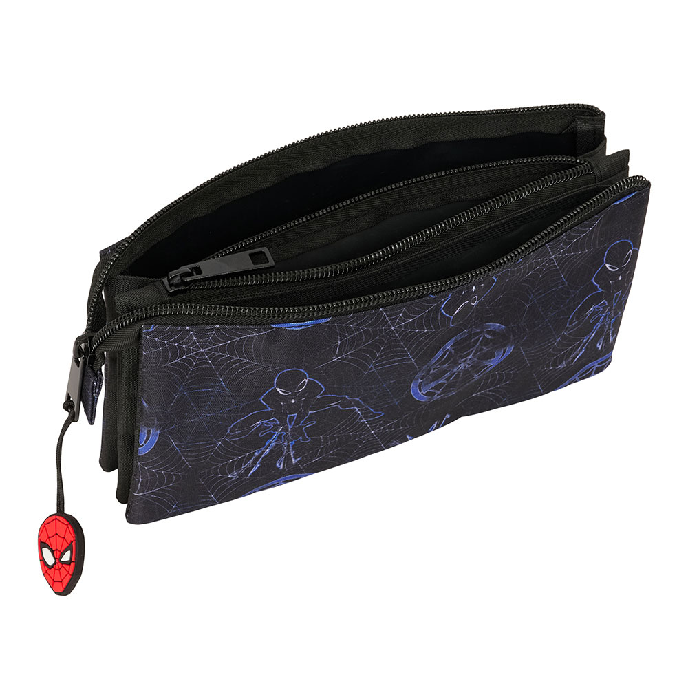 Estojo Escolar Disney Spider-Man Attack 2025 Triplo 812543744 ( Imagem 3 de 3 ) - Preview