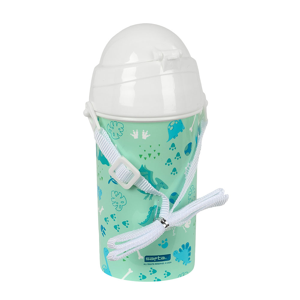 Garrafa Safta Dino 500Ml Abertura Automatica Com Palhinha 342490899 ( Imagem 3 de 3 ) - Preview