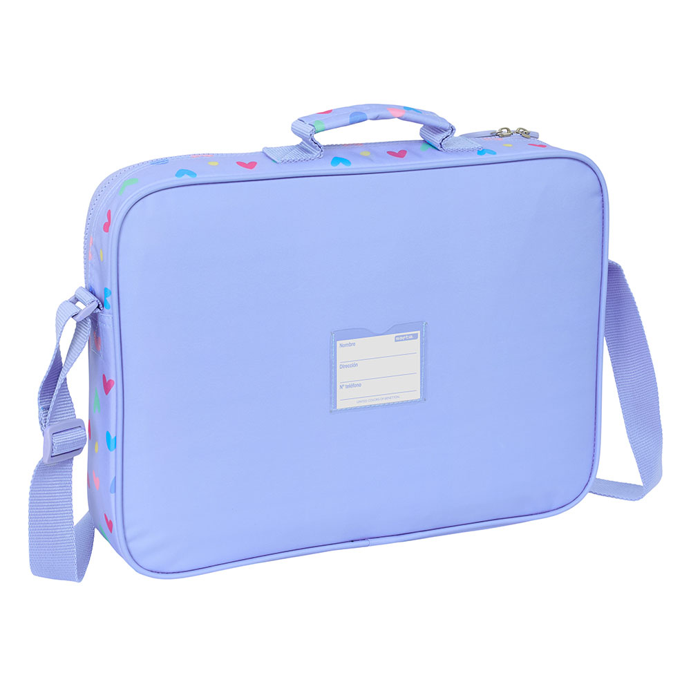 Mala Safta Benetton Lila 2025 38X6X28Cm 612551385 ( Imagem 2 de 3 ) - Preview