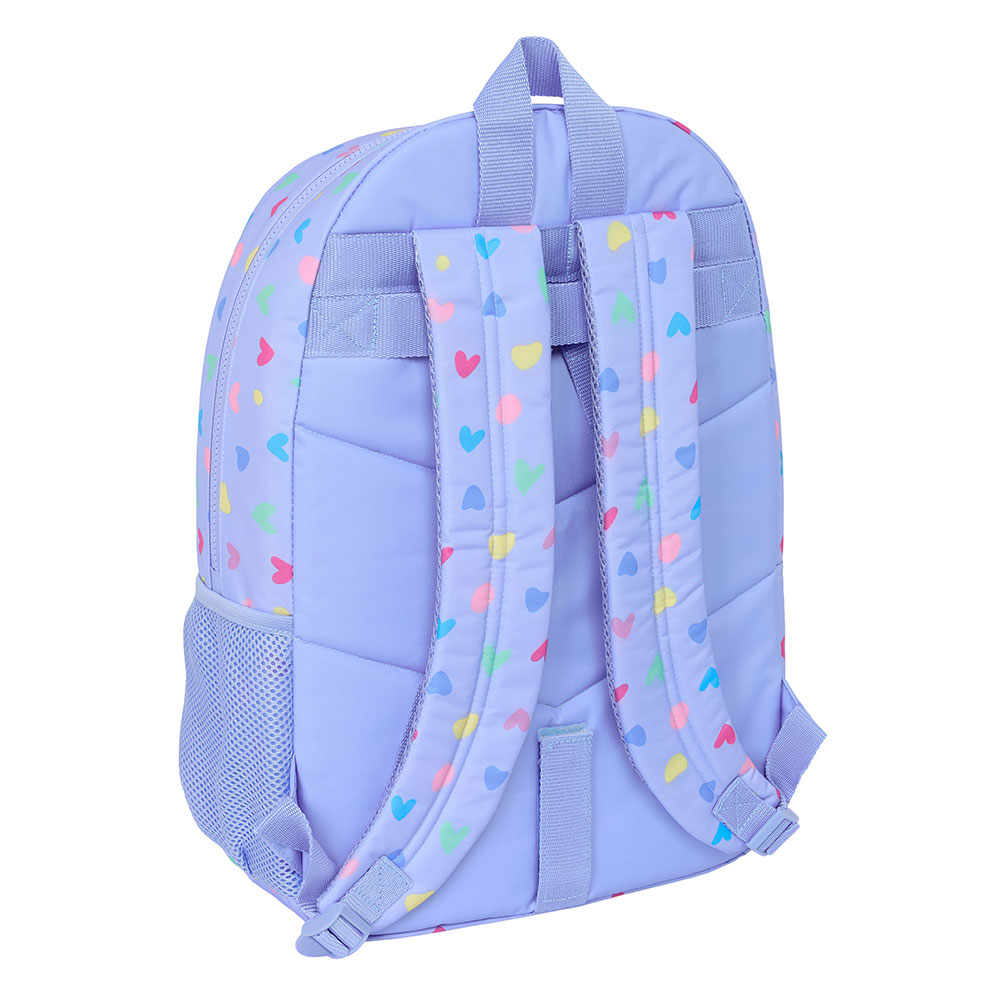 Mochila BENETTON lilás 2025 46x30x14cm adaptável a trolley ( Imagem 2 de 3 ) - Preview