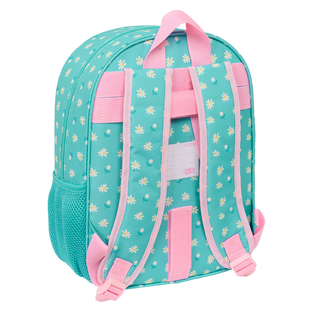 Mochila Peppa Pig Pretty Flowers 34X26X11Cm Adaptável A Trolley 612390185 ( Imagem 2 de 3 ) - Preview