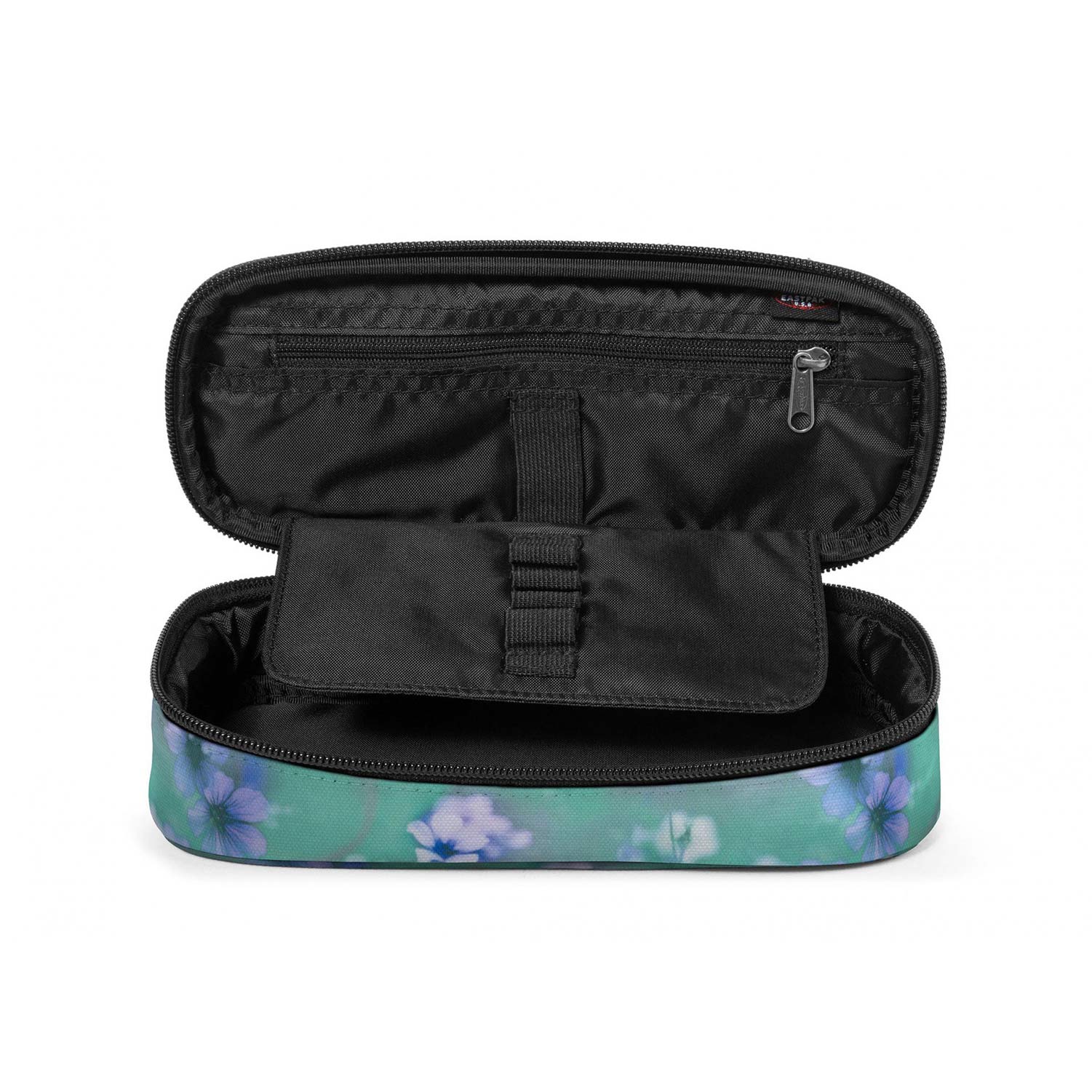 Estojo Escolar Eastpak Oval Single Flora Fade Aqua Ek0007177V31 ( Imagem 2 de 3 ) - Preview