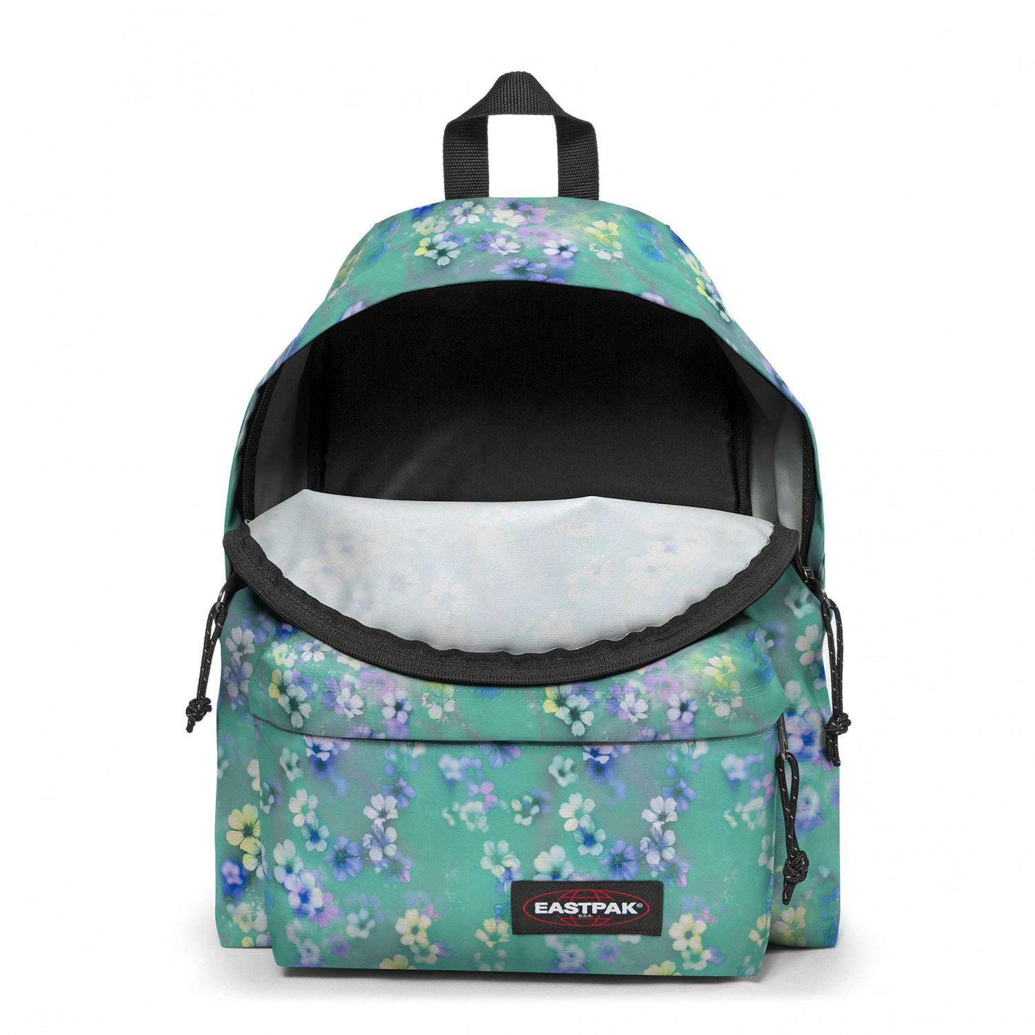 Mochila Eastpak Padded Pak'R Flora Fade Aqua 40X30X18Cm Ek0006207V31 ( Imagem 2 de 4 ) - Preview