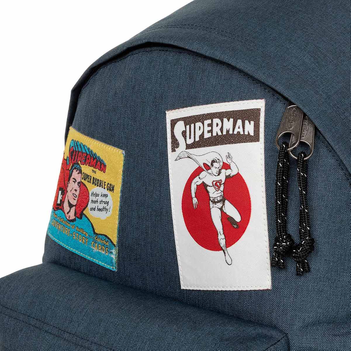Mochila Eastpak Padded Pak'R Superman Patch 40X30X18Cm Ek0006205V21 ( Imagem 4 de 4 ) - Preview