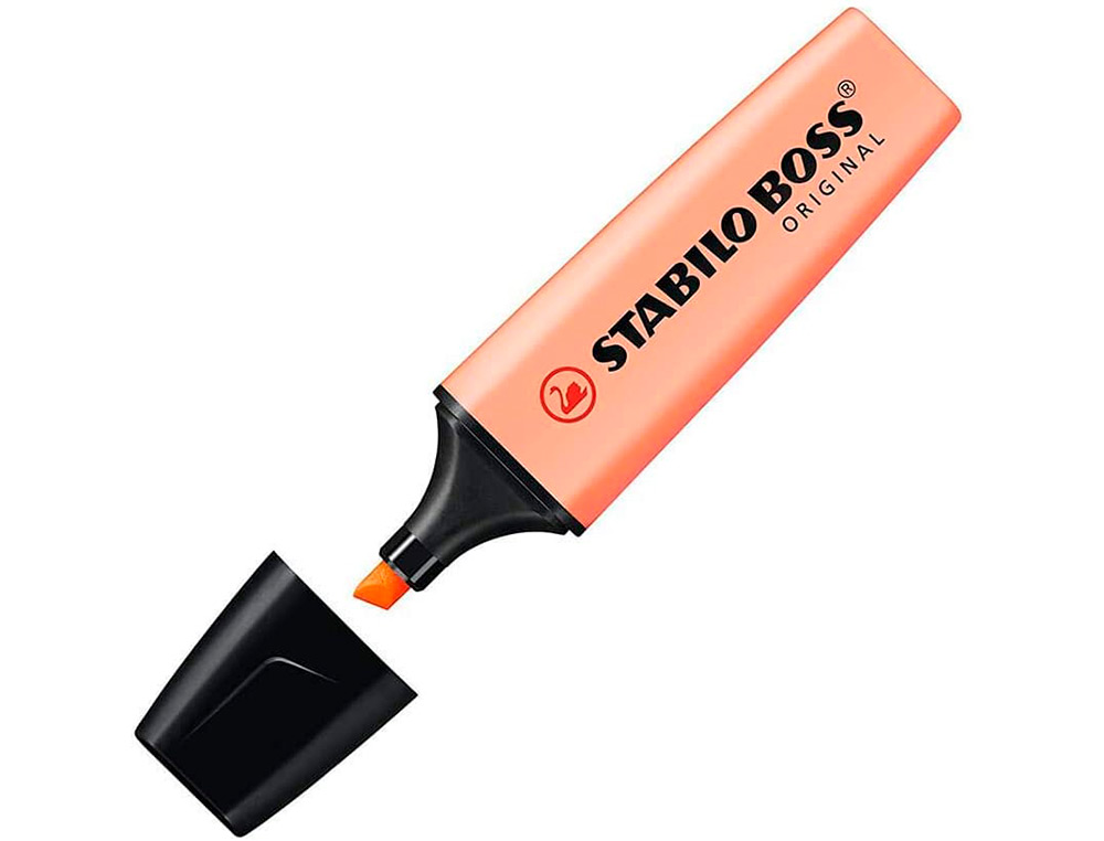 Stabilo Boss - Marcador fluorescente laranja pálido ( Imagem 3 de 8 ) - Preview