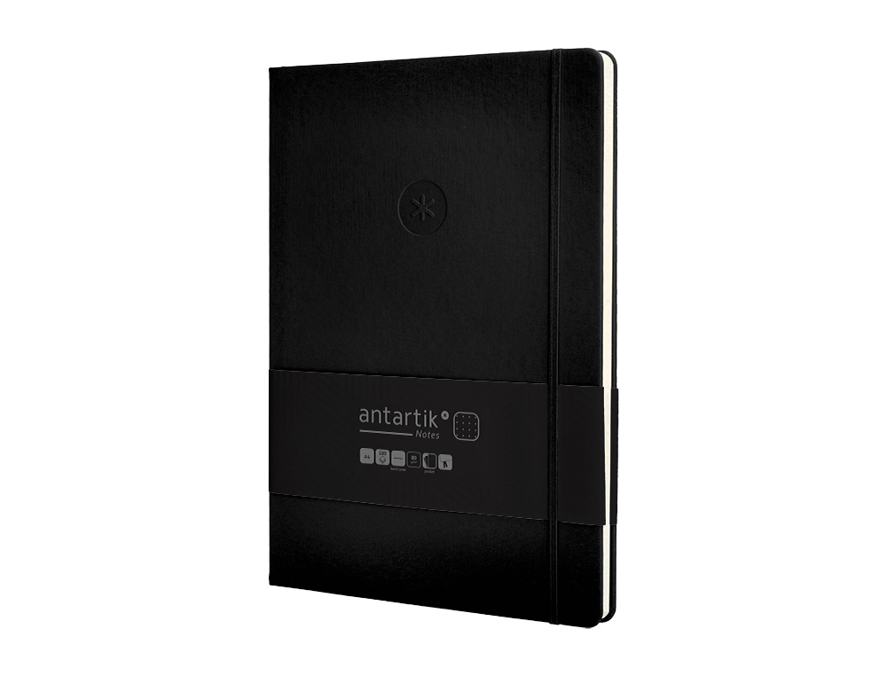 Caderno com elastico antartik capa dura a4 folhas pontos preto 100 folhas 80 gr fsc ( Imagem 4 de 10 ) - Preview