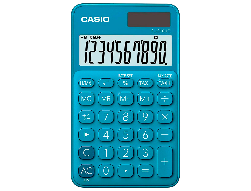 Calculadora casio sl-310uc-pk bolso 10 digitos tax +/- tecla duplo zero cor rosa ( Imagem 2 de 4 ) - Preview