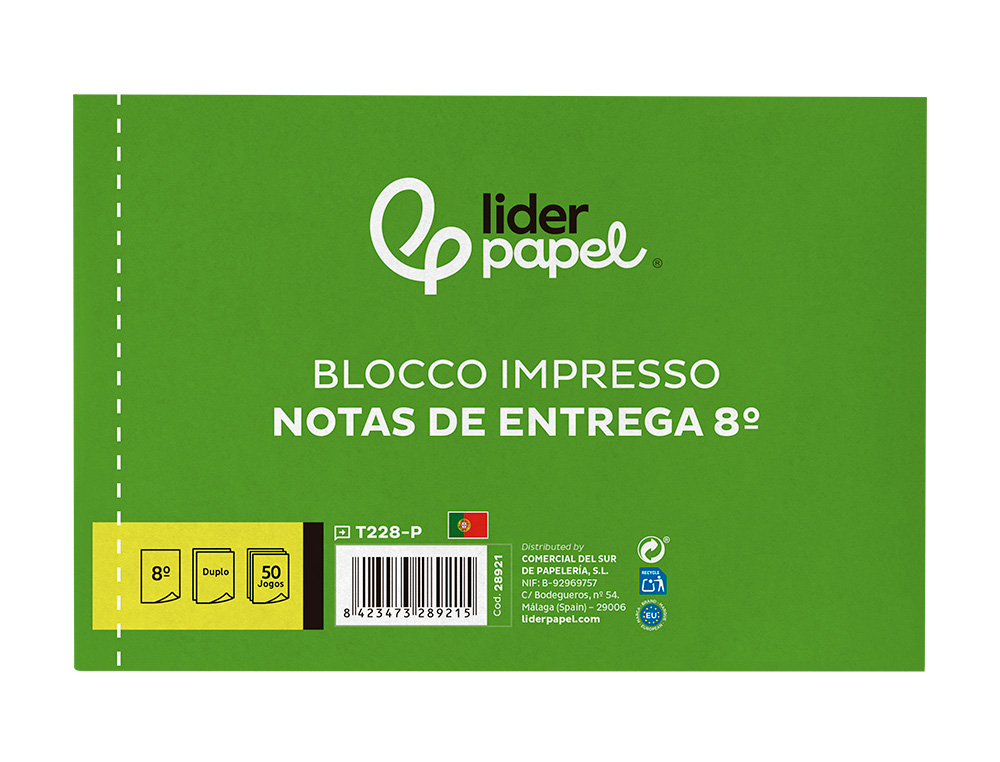 Bloco de entregas duplicado 105x155 mm ( Imagem 2 de 9 ) - Preview