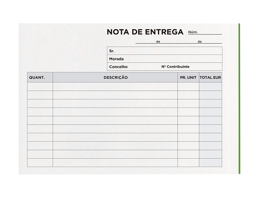 Bloco de entregas duplicado 105x155 mm ( Imagem 4 de 9 ) - Preview