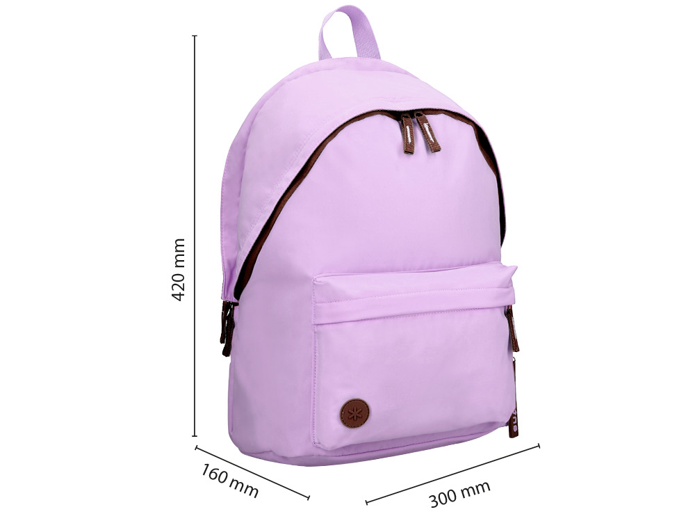 Mochila antartik juvenil cor bege 300x160x420 mm ( Imagem 3 de 13 ) - Preview