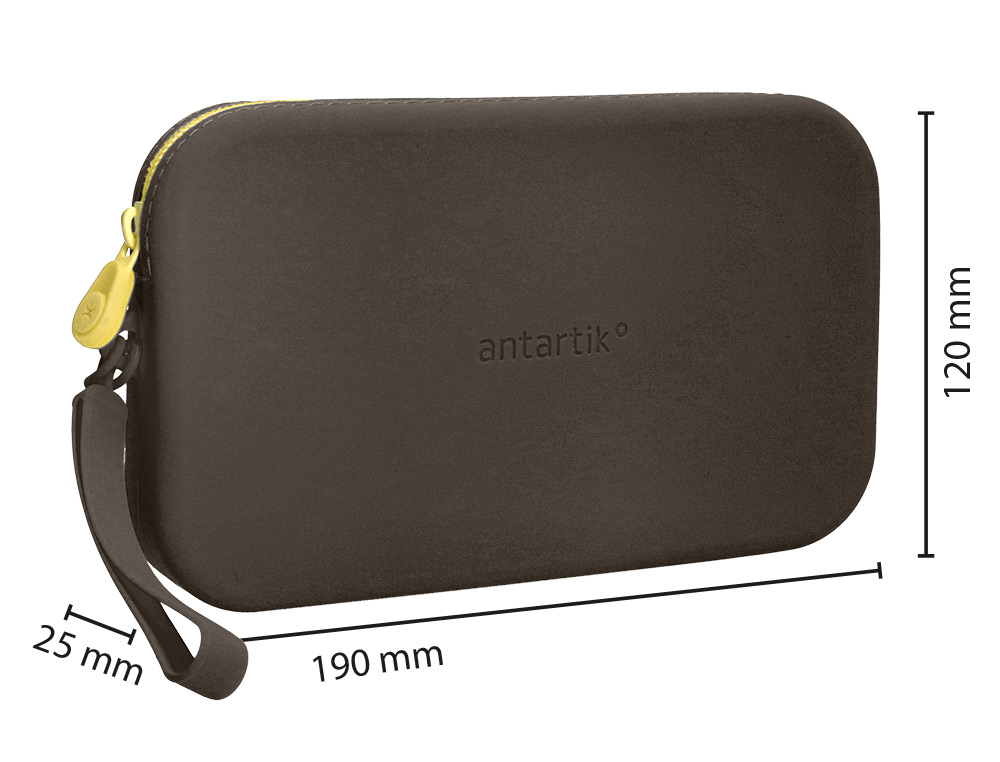 Estojo escolar antartik tropical dive silicone soft retangular 190x120x25 mm preto ( Imagem 2 de 10 ) - Preview