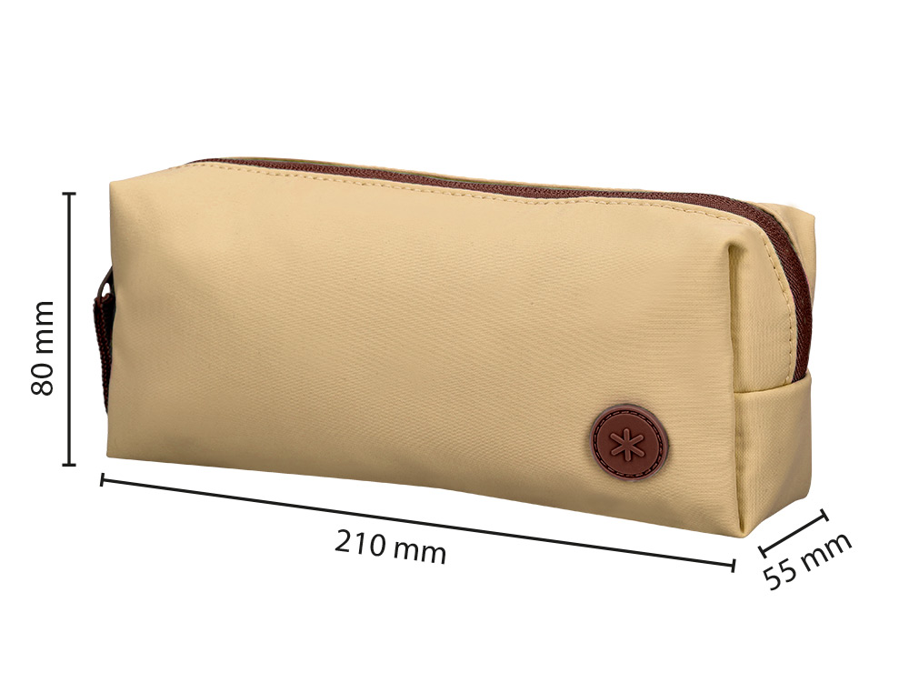 Estojo escolar antartik 1 compartimento cor turquesa 205x60x80 mm ( Imagem 2 de 7 ) - Preview