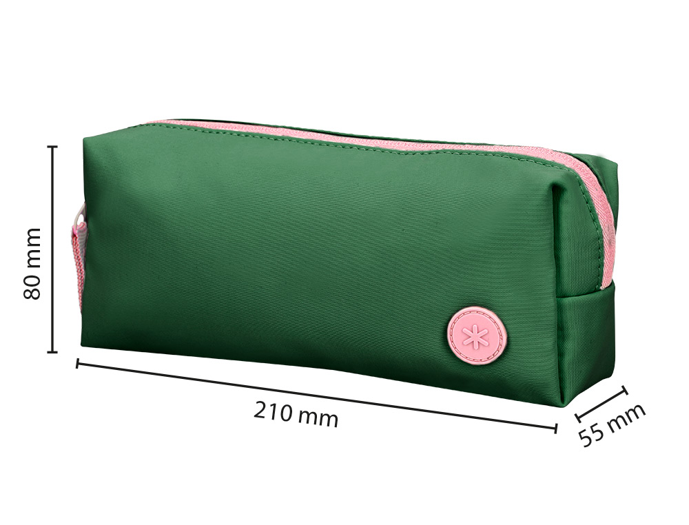 Estojo escolar antartik 1 compartimento cor cinza 205x60x80 mm ( Imagem 2 de 7 ) - Preview