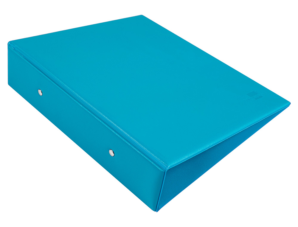Pasta liderpapel cartao forrado pvc din a5 2 aneis 40 mm redondos azul ( Imagem 3 de 8 ) - Preview
