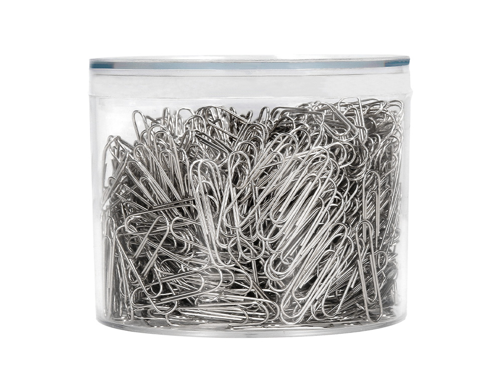 Paper clips #2, 33 mm, box of 1000 units - nickel plated ( Imagem 2 de 8 ) - Preview
