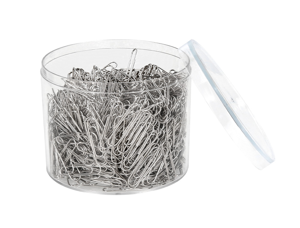 Paper clips #2, 33 mm, box of 1000 units - nickel plated ( Imagem 4 de 8 ) - Preview
