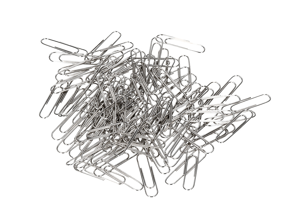 Paper clips #2, 33 mm, box of 1000 units - nickel plated ( Imagem 5 de 8 ) - Preview