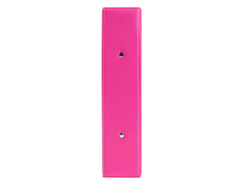Pasta de 2 aneis 40 mm redondos liderpapel din a5 cartao forrado pvc fucsia ( Imagem 2 de 8 ) - Preview