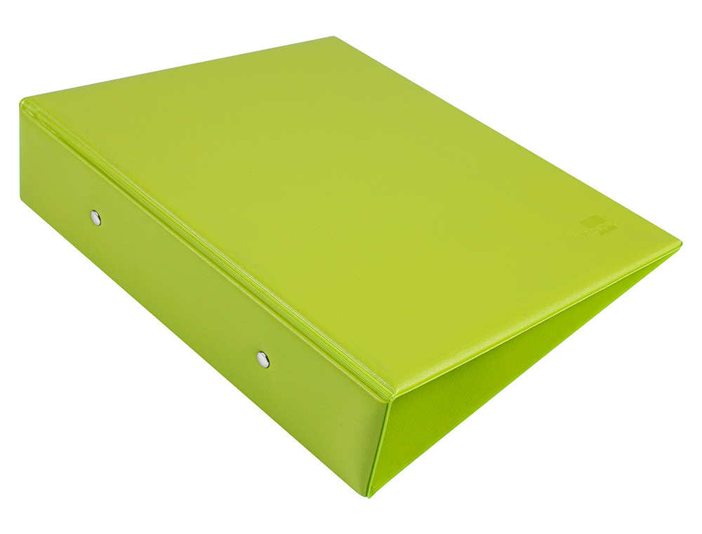 Pasta liderpapel cartao forrado pvc din a5 2 aneis 40 mm redondos verde ( Imagem 4 de 8 ) - Preview