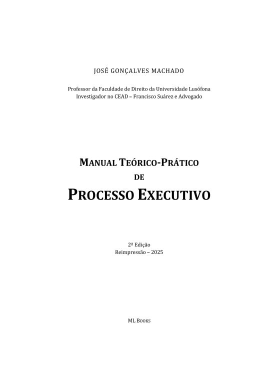 Manual Teórico-Prático de Processo Executivo ( Imagem 2 de 5 ) - Preview