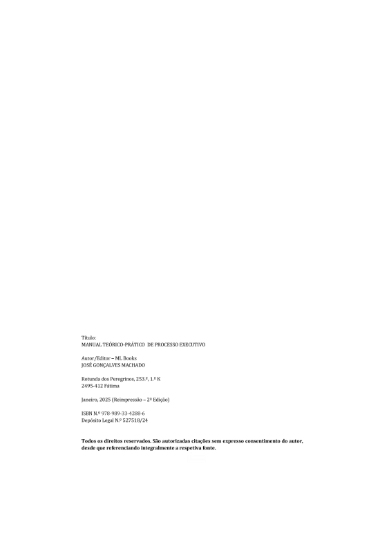Manual Teórico-Prático de Processo Executivo ( Imagem 3 de 5 ) - Preview