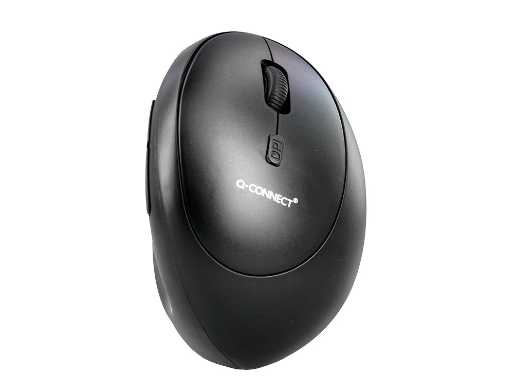 Rato q-connect otico sem fios ergonomico vertical dpi 800/1200/1600 pilha aa preto ( Imagem 3 de 11 ) - Preview