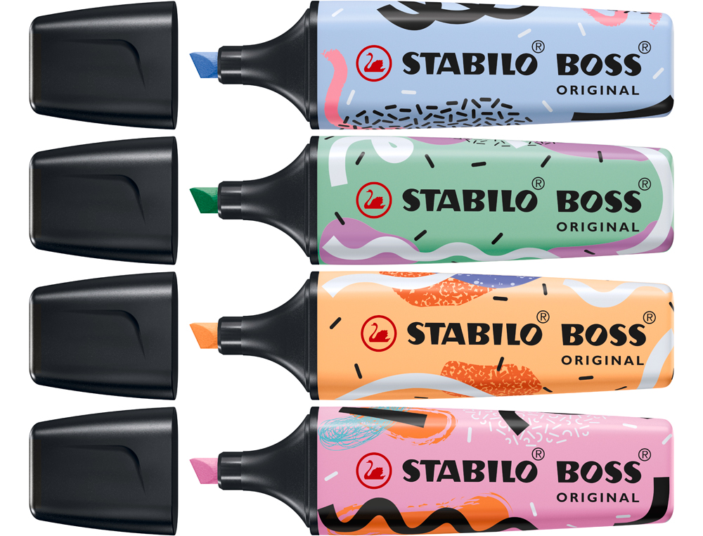 Marcador stabilo boss fluorescente original pastel by ju schnee laranja palido (10 unidades) ( Imagem 2 de 7 ) - Preview